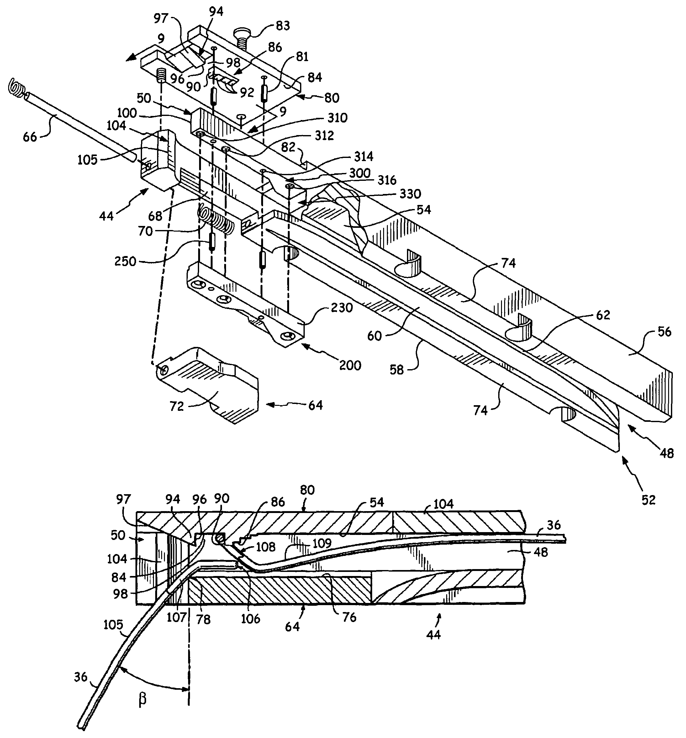 Method and apparatus for wire guide wear plate