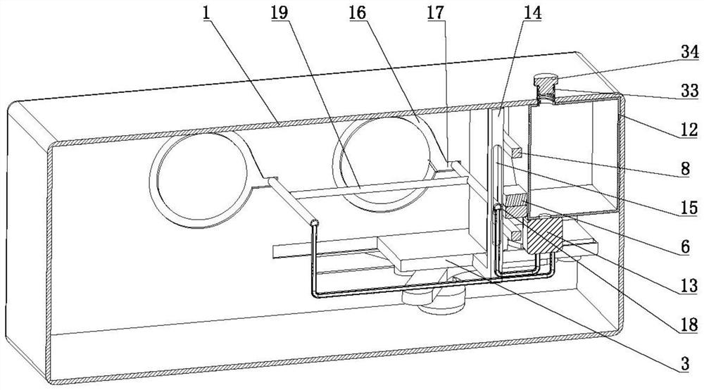 Clinical preoperative eye cleaning device