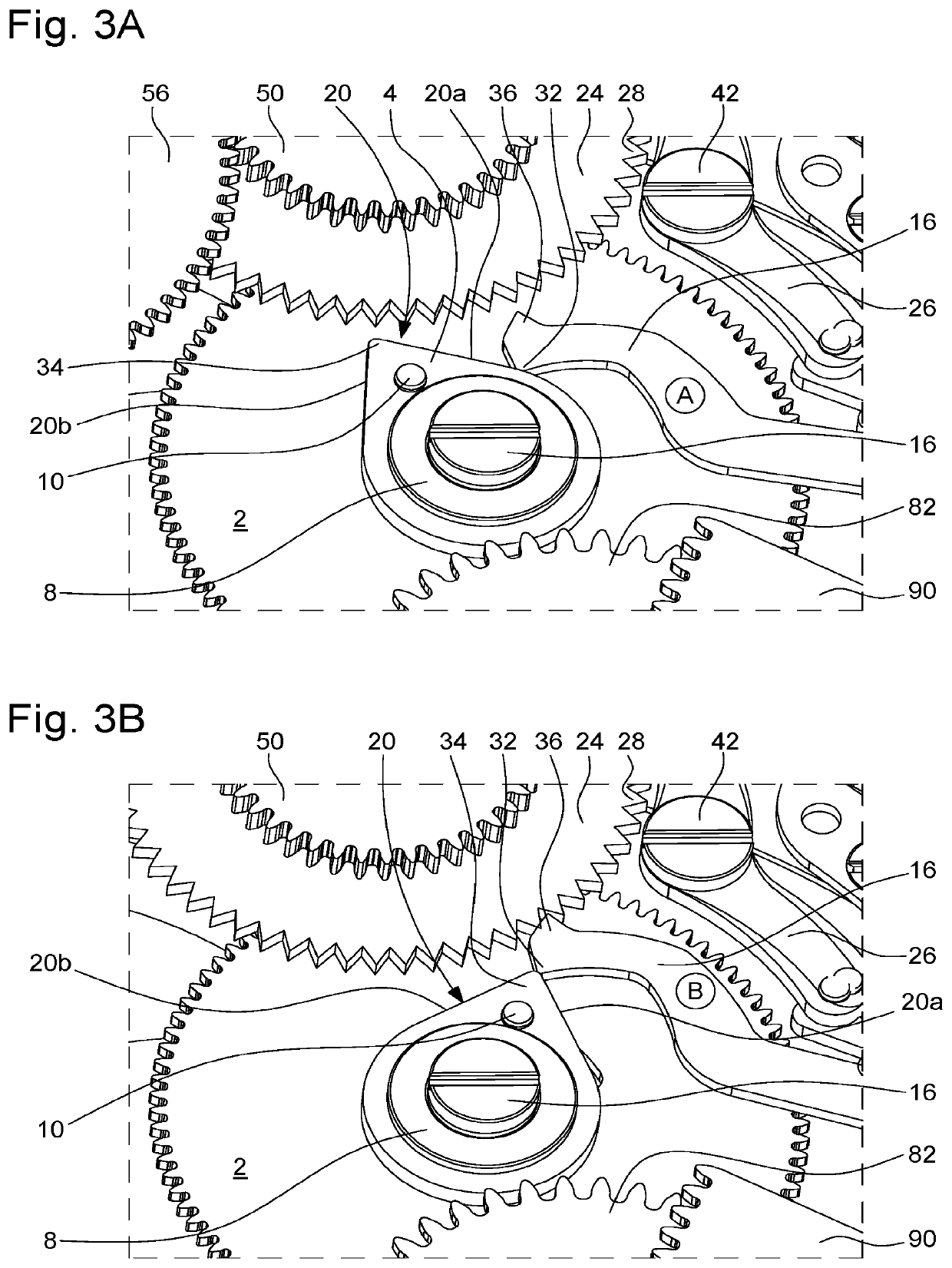 Moon phase display mechanism