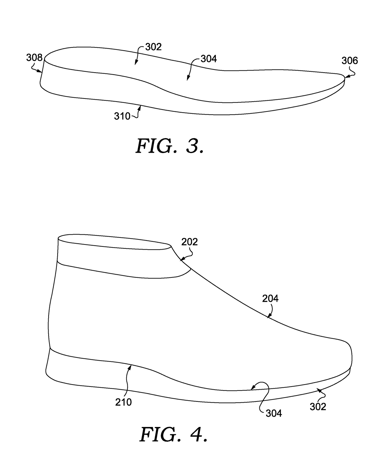 Overmold direct attach sole