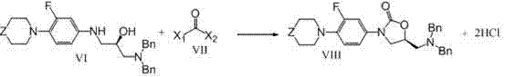 Preparation method of 3-substituted phenyl-5-(aminomethyl) oxazolidin-2-one