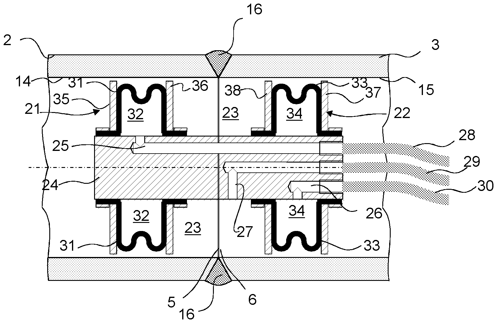 Method and apparatus for pressure testing a pipe joint