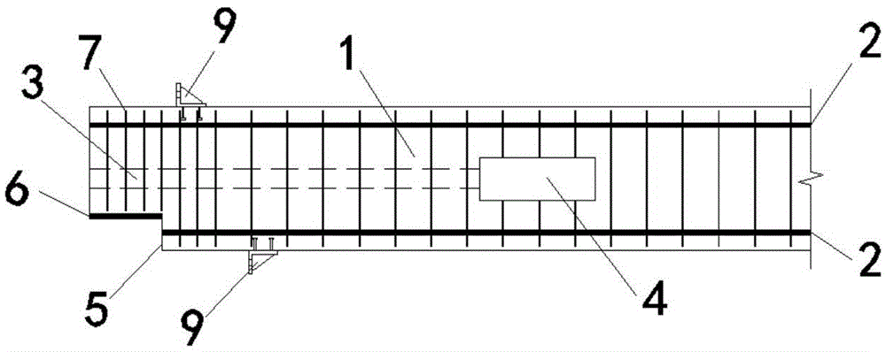 Local prestress assembly type energy-dissipating beam column joint