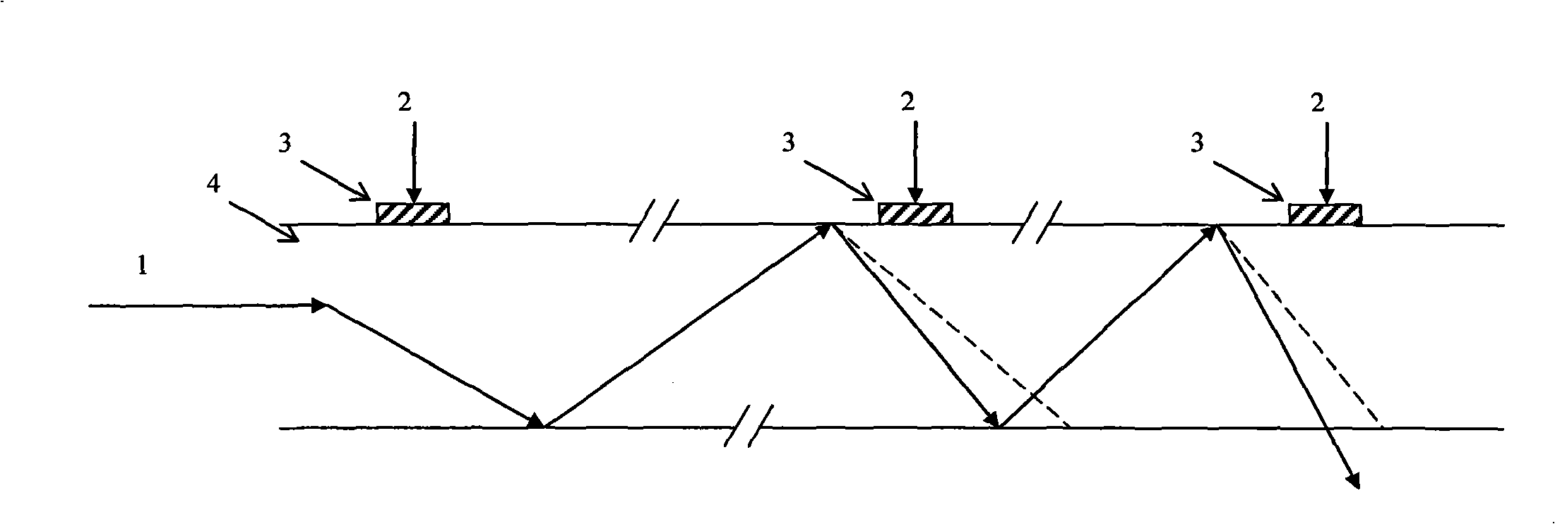 Method for all-fiber Q-switching through continuous acoustooptic diffraction