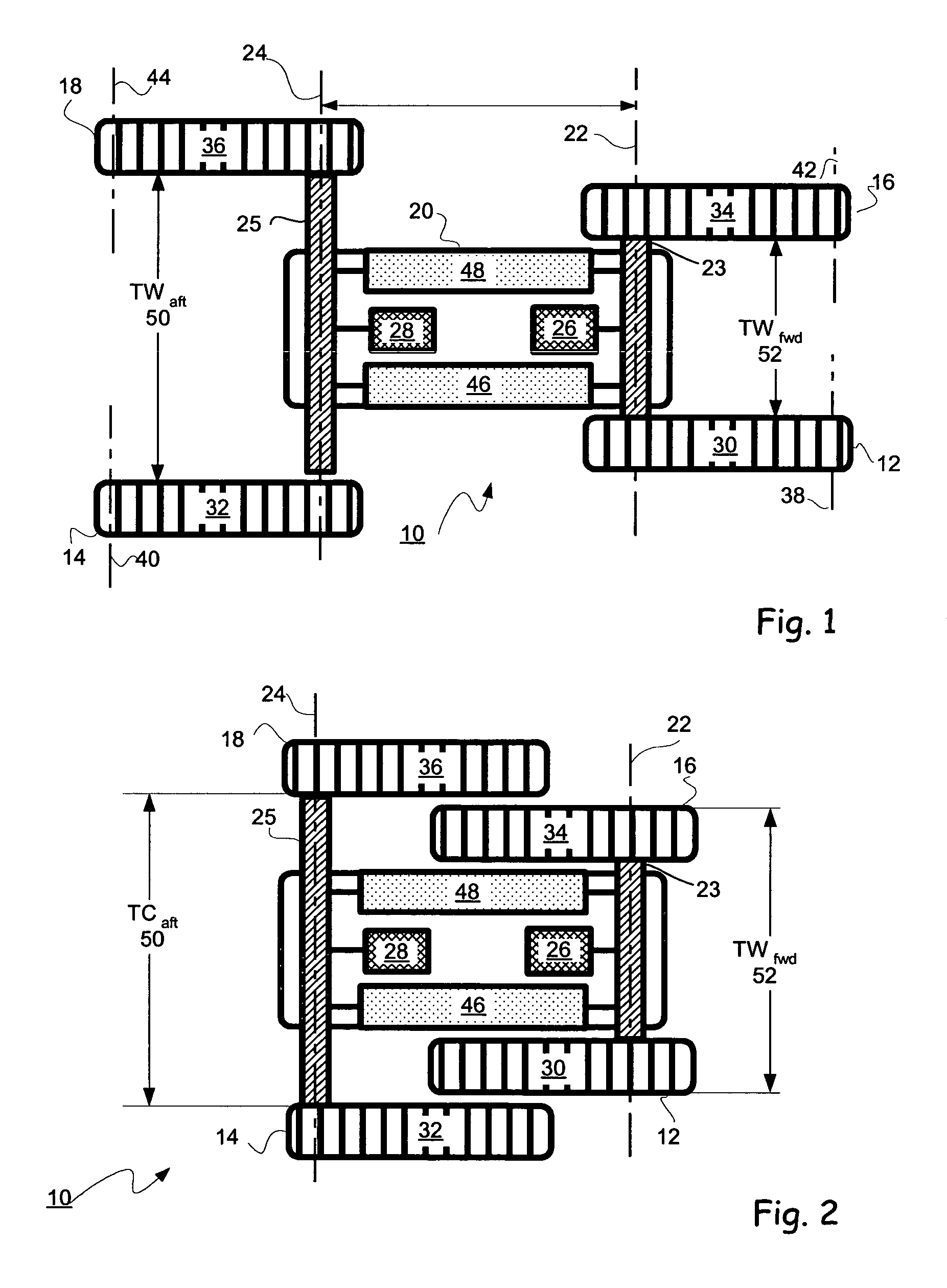 Quad tracked vehicle