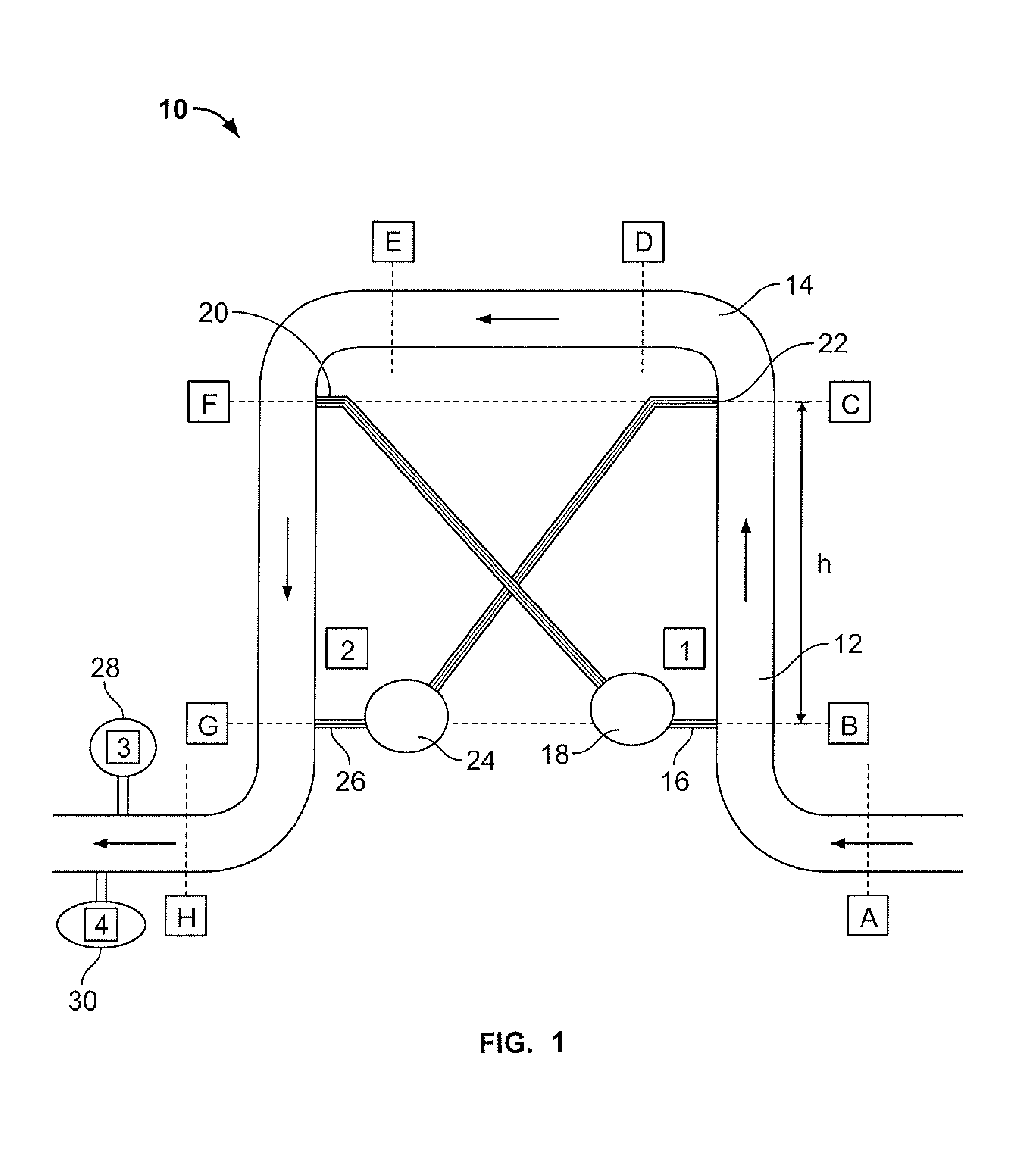 Method and apparatus for measuring the density of a flowing fluid in a conduit using differential pressure