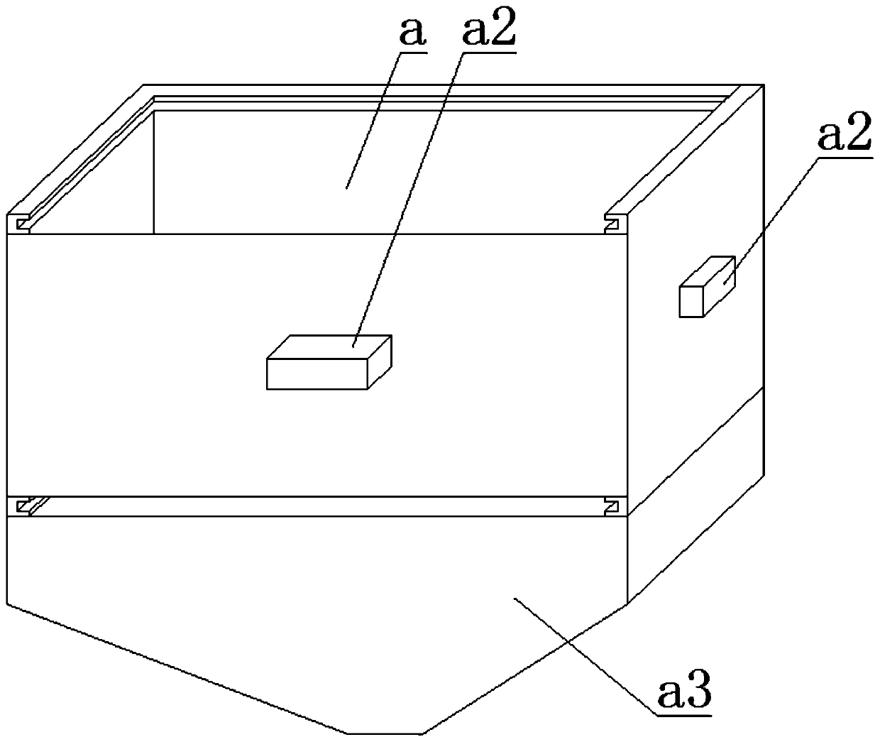 Solid medium heat conduction performance measuring device