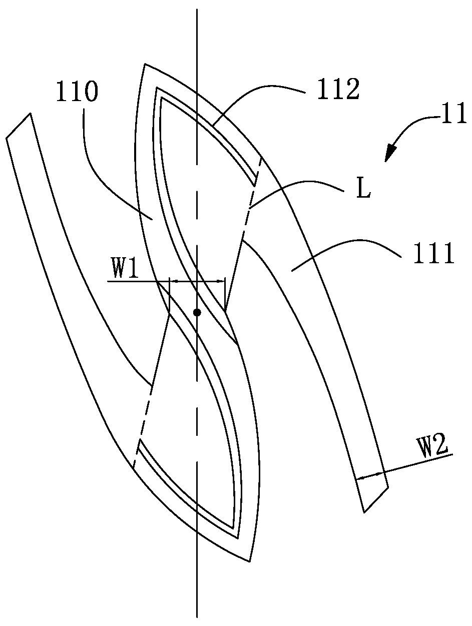 Tire structure for wheelchair