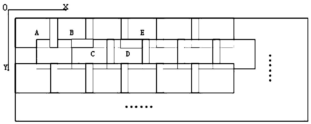 Splicing method suitable for video images of multi-focal-length camera