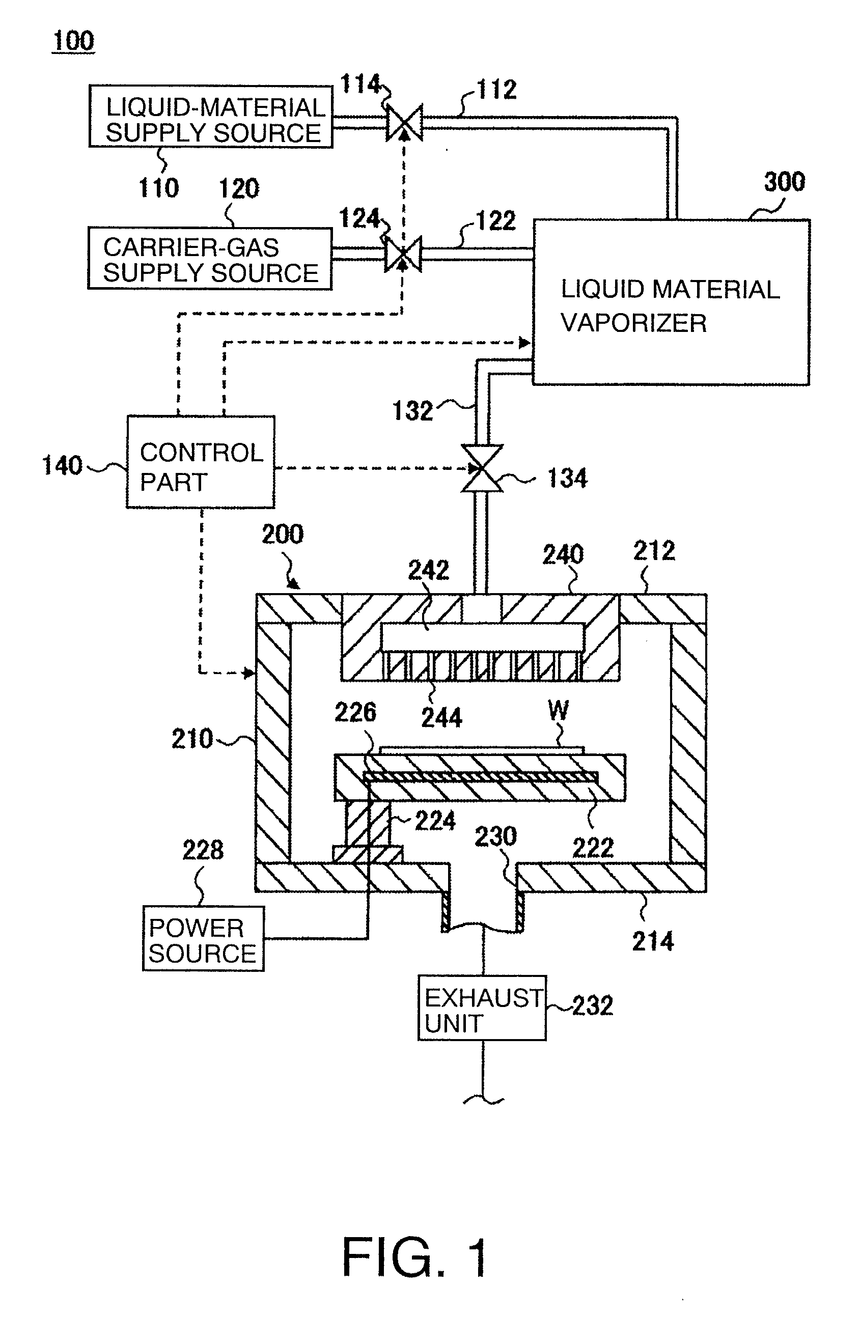 Liquid material vaporizer and film deposition apparatus using the same