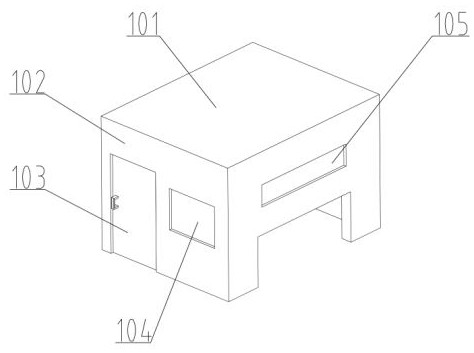 An overall visual inspection device for automatic flipping of the end of a scarf