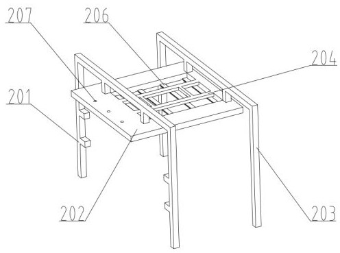 An overall visual inspection device for automatic flipping of the end of a scarf