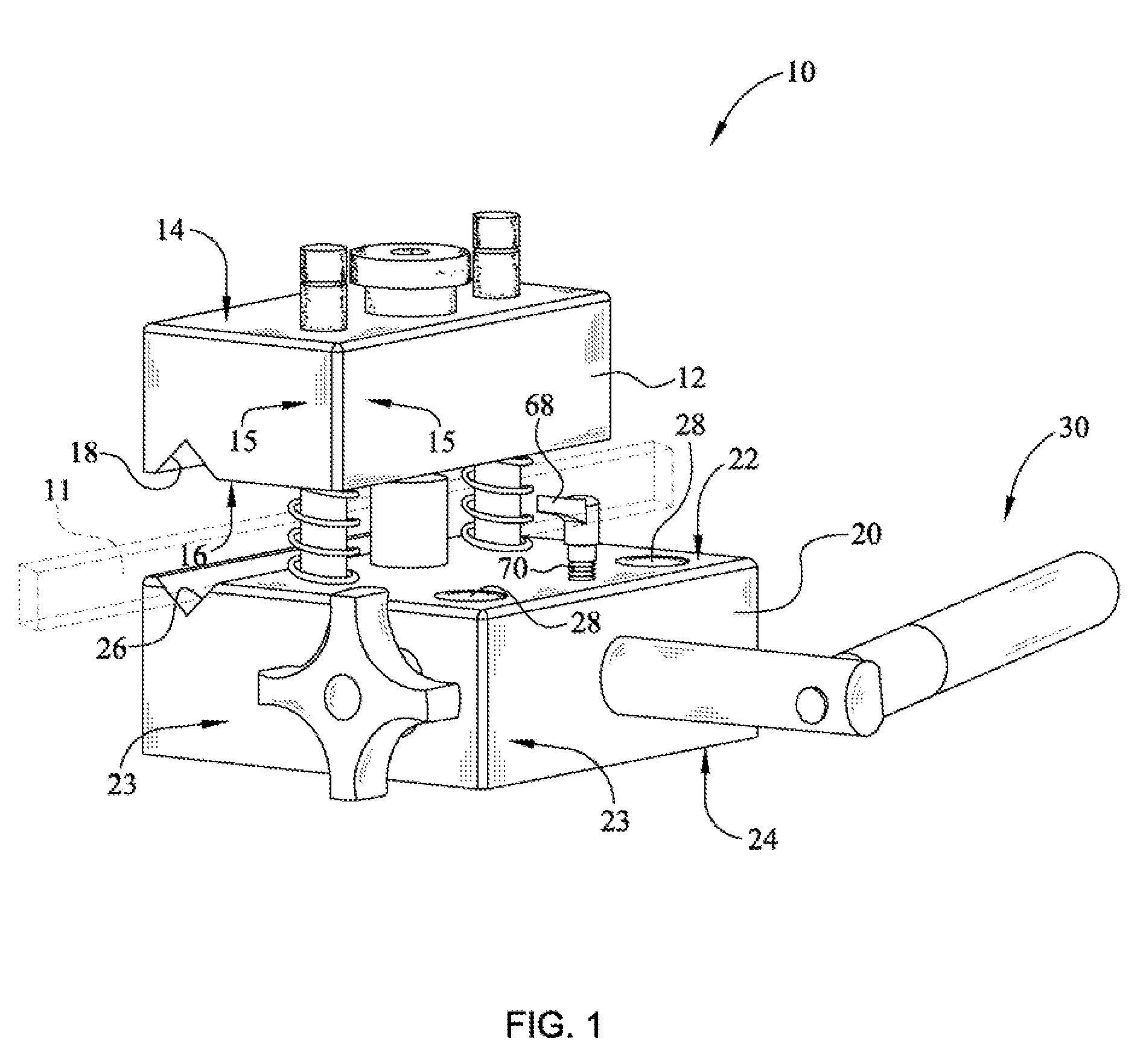 Operating table support clamp