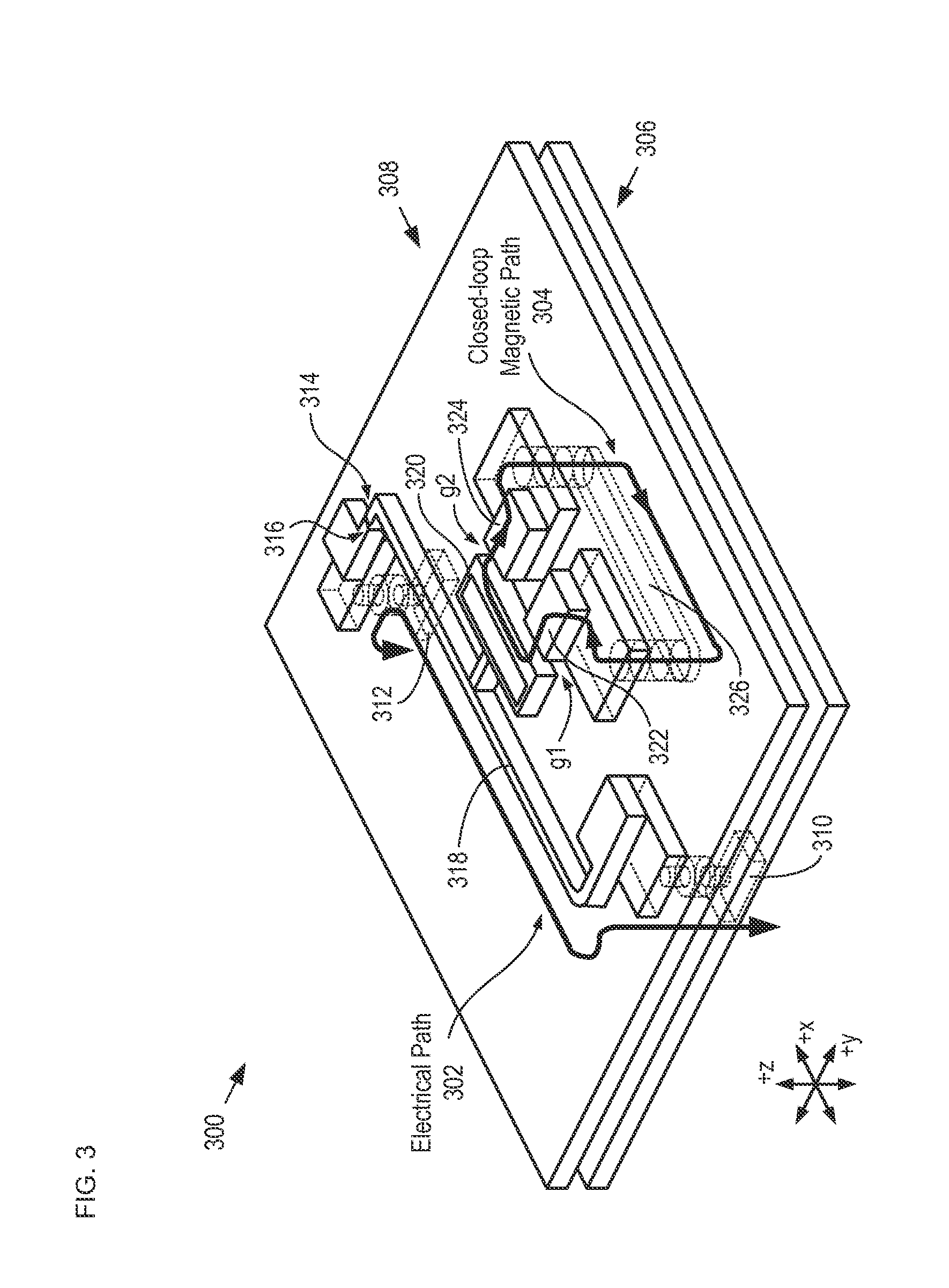 Microswitch having an integrated electromagnetic coil