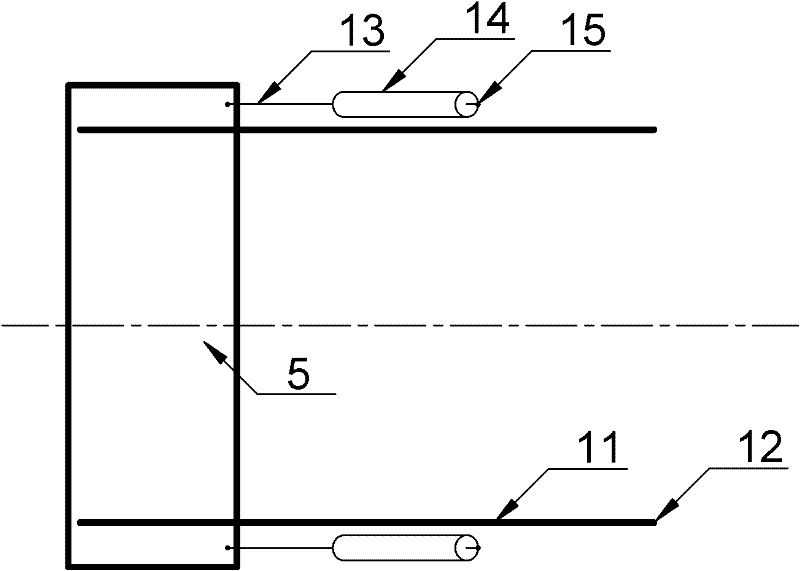 Gate opening detection device