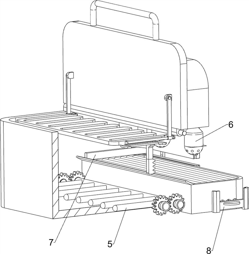 Portable knife disinfection equipment for hospital operating room