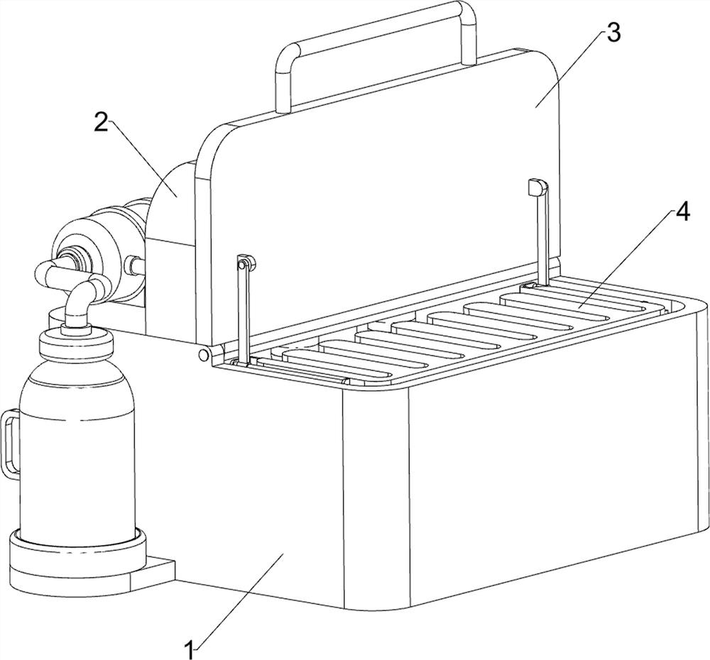 Portable knife disinfection equipment for hospital operating room