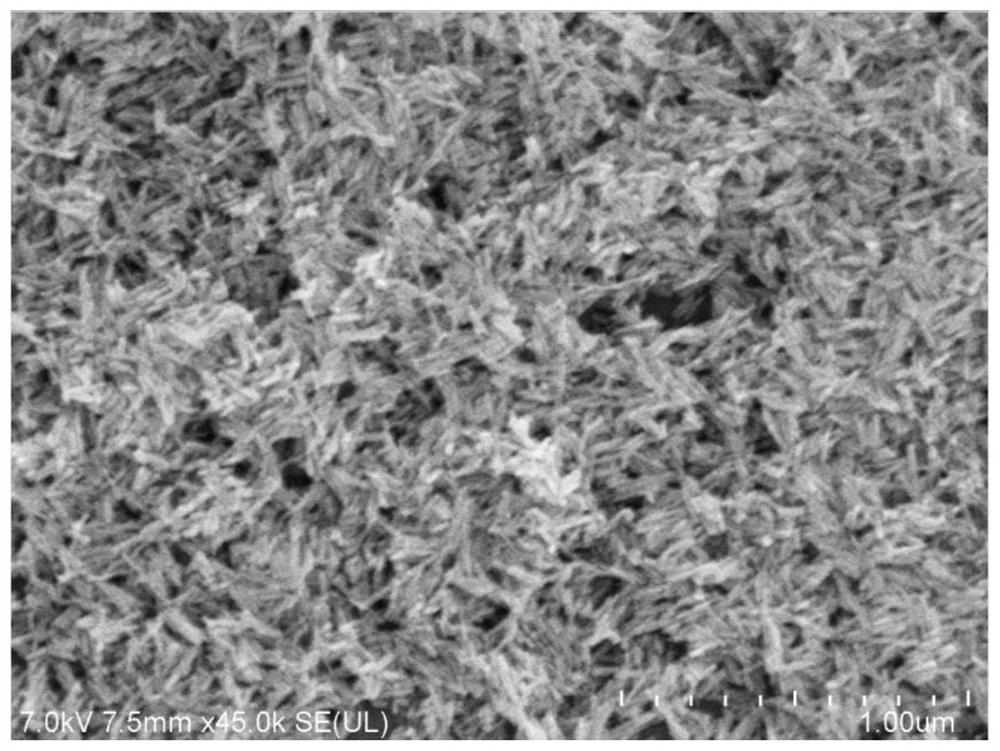 Nano needle-shaped bismuth phosphate material as well as preparation method and application thereof