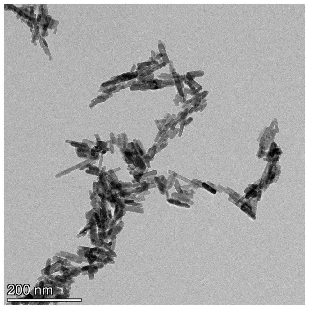 Nano needle-shaped bismuth phosphate material as well as preparation method and application thereof