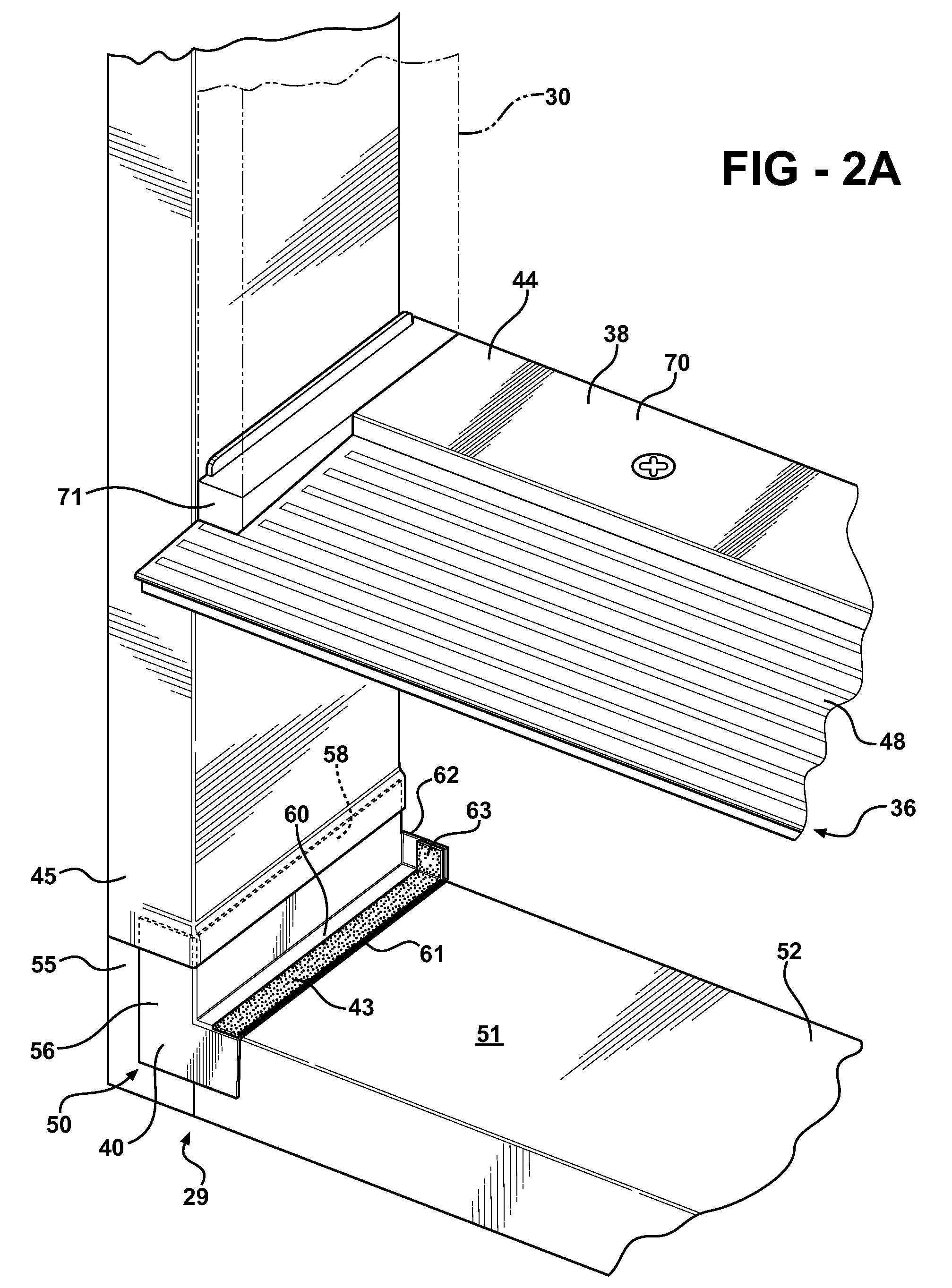 Entryway for disposition in a door opening of a building