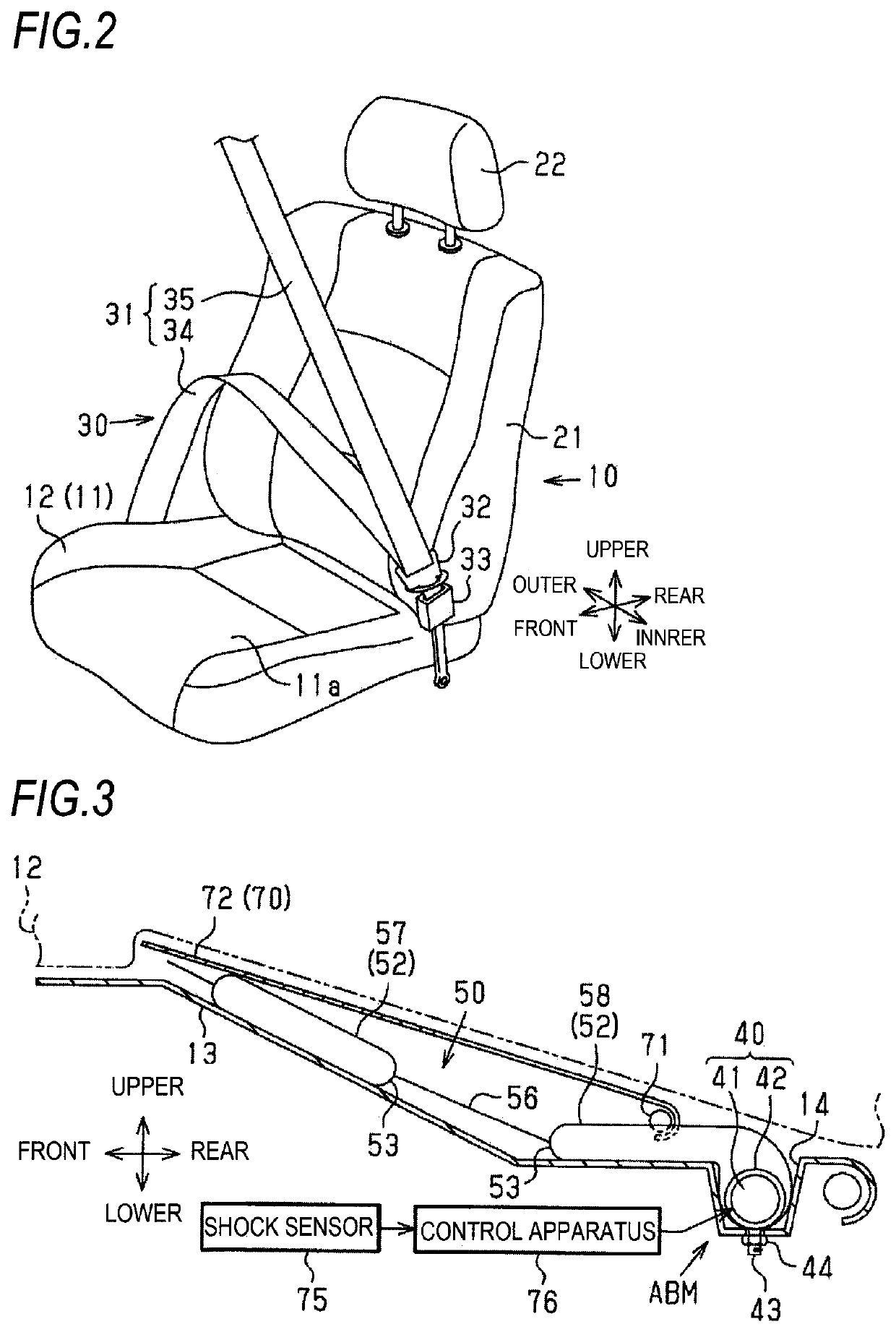 Seat cushion airbag apparatus