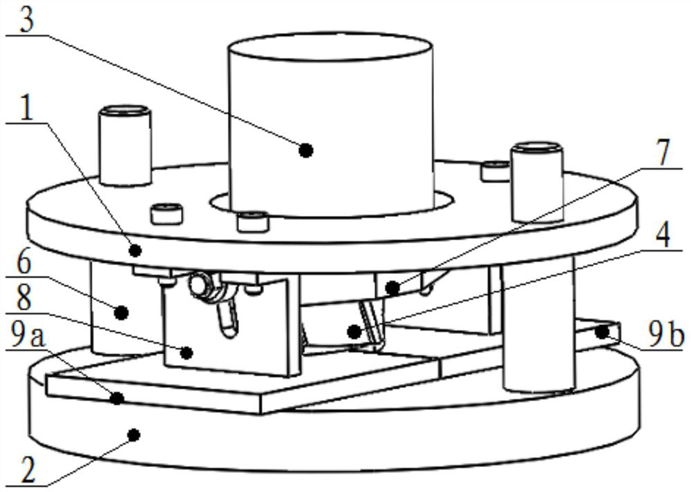 Stamp-formed crossed spin rivet interlocking type plate butting device and method