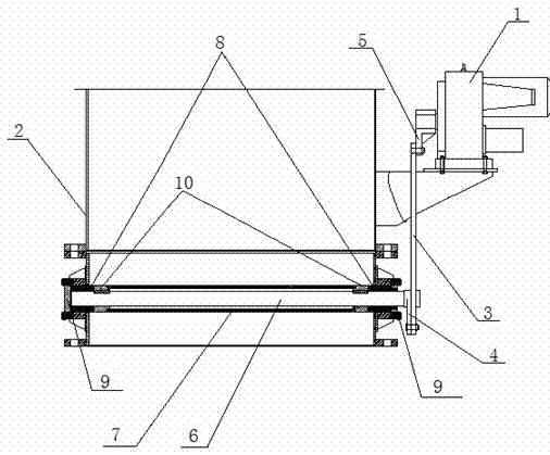 Safety valve applicable to controlling high temperature flue gas