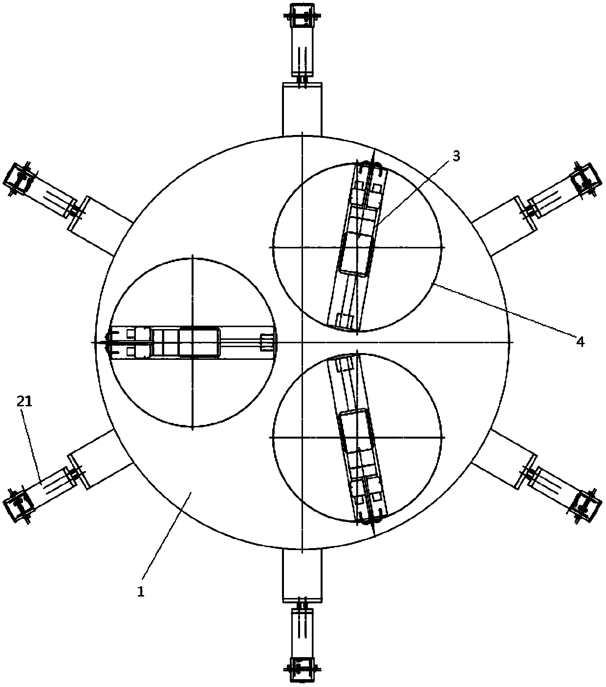 Spider-imitating type rescue robot