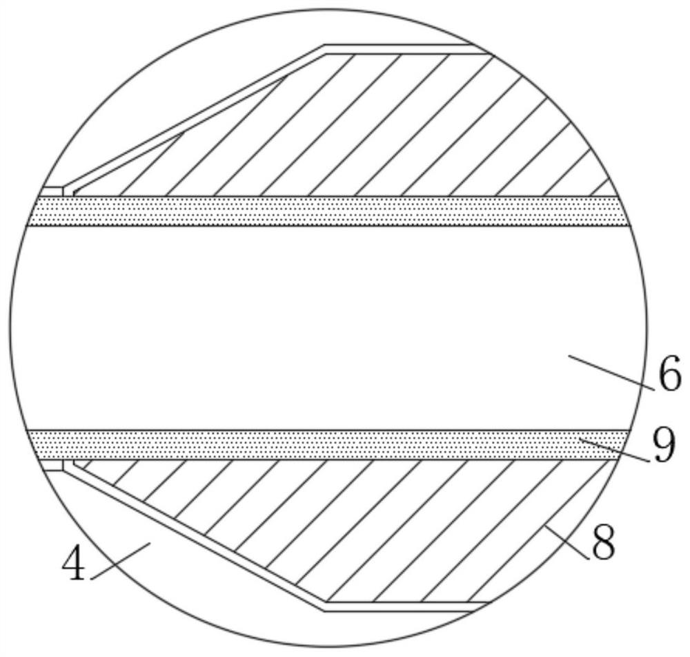 An ultra-long pier thickening device for a large-wall-thick seamless steel pipe and its application method