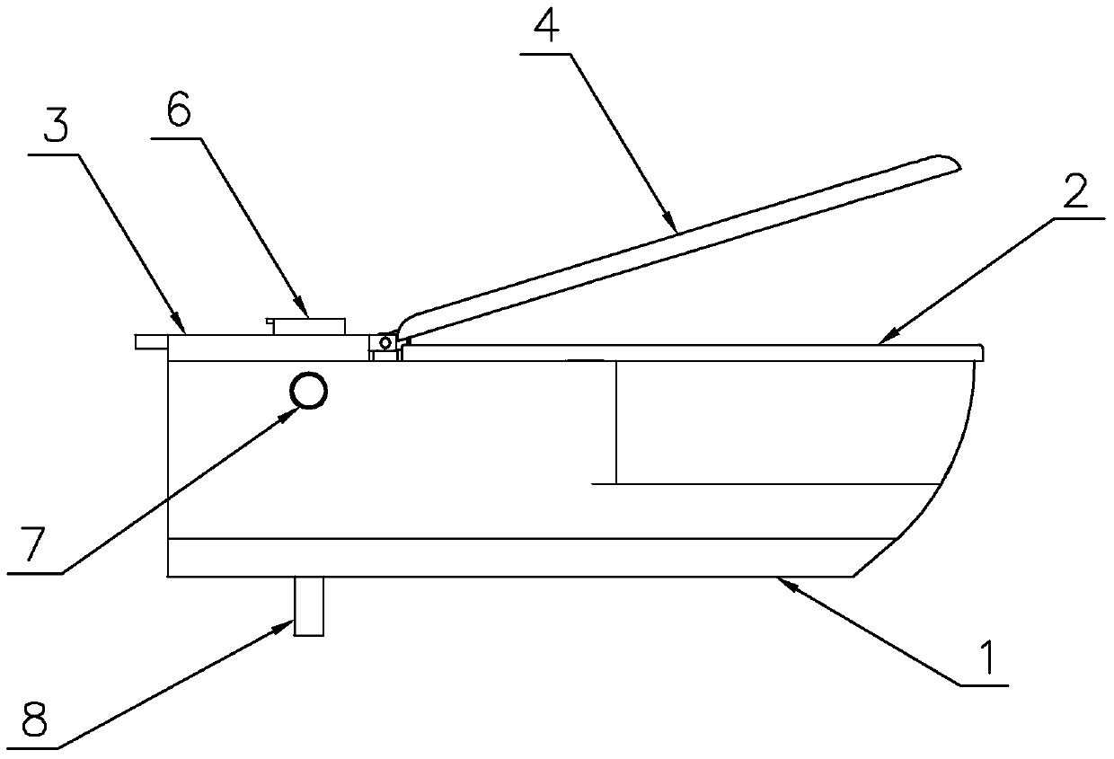 Full-automatic oil sealing type toilet bowl