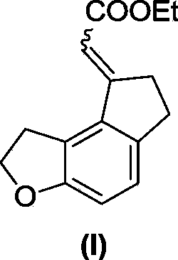 Preparation method for key intermediate of ramelteon