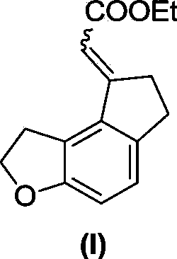 Preparation method for key intermediate of ramelteon