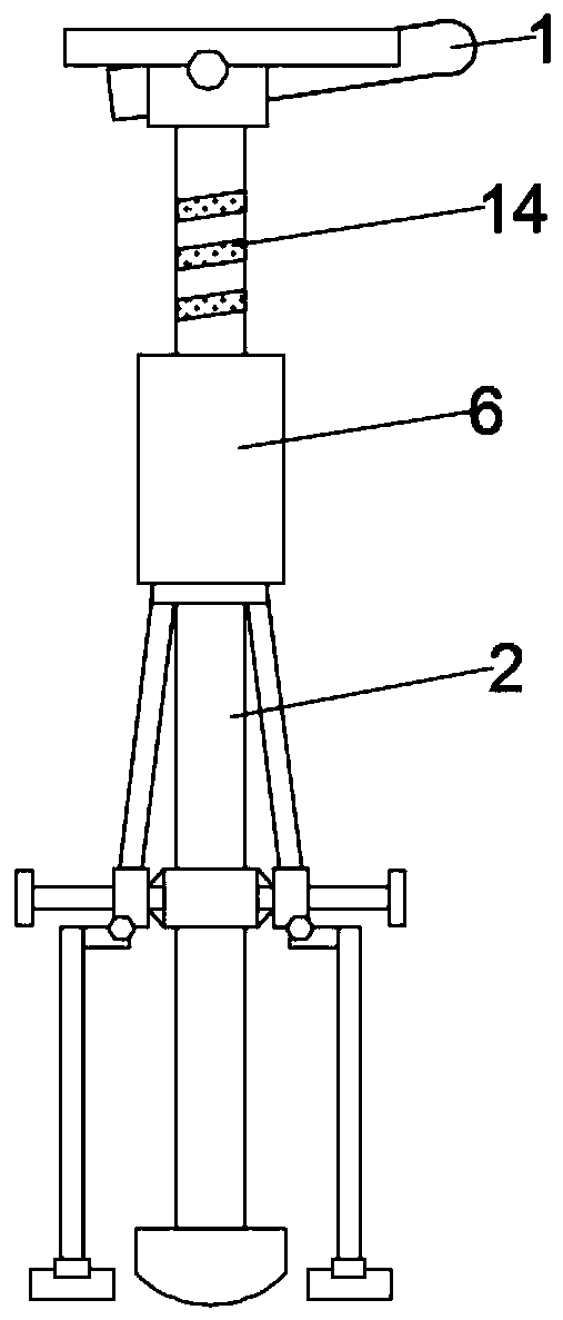 Walking stick for blind people, capable of realizing automatic recourse, and system of walking stick