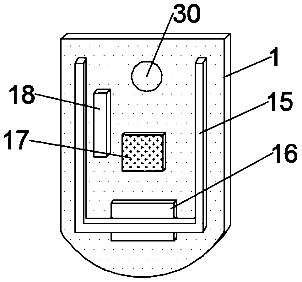 Walking stick for blind people, capable of realizing automatic recourse, and system of walking stick