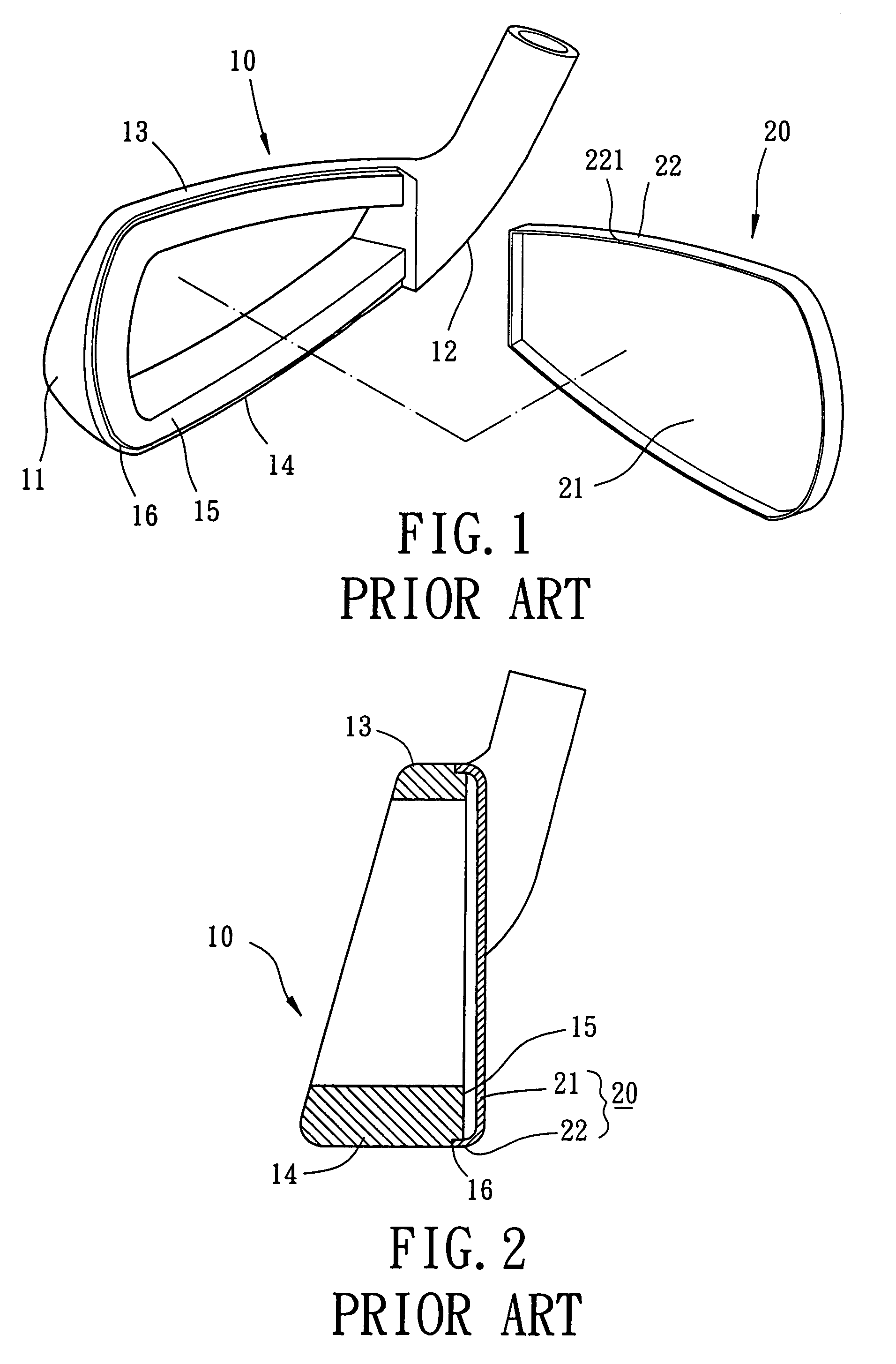 Golf club head having a connecting structure for a high degree of flexibility