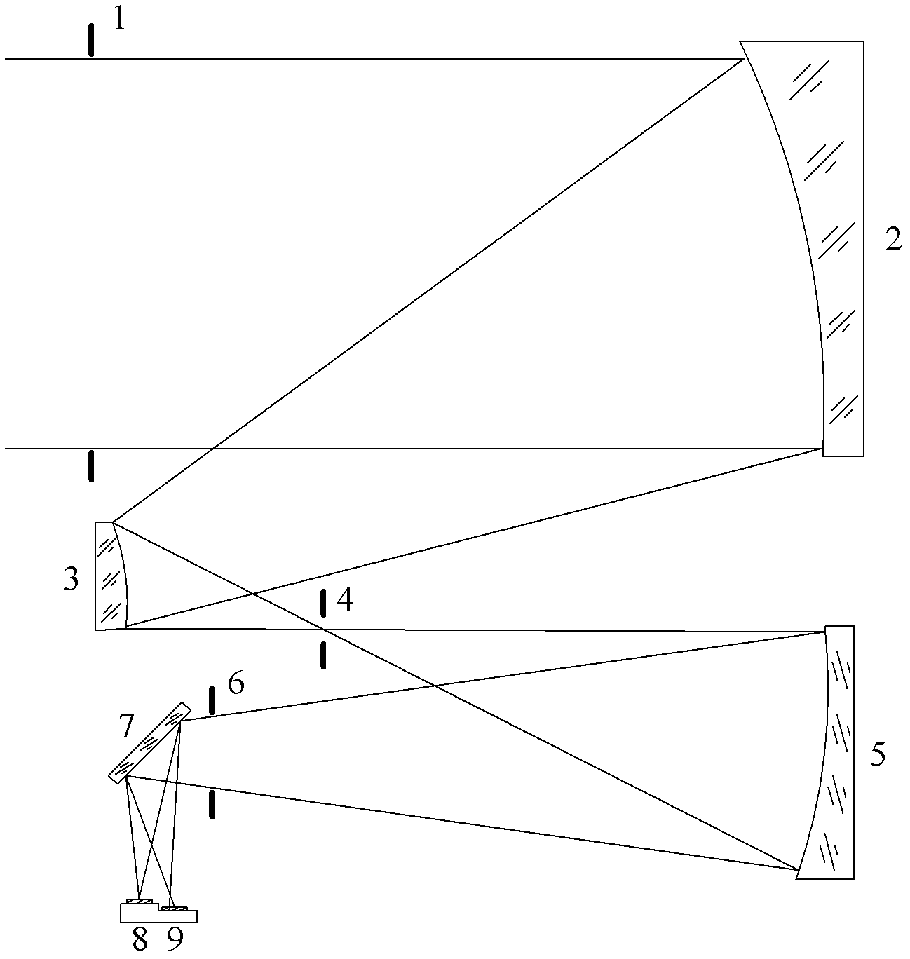 Space optical camera having on-orbit self-diagnosis and compensation functions