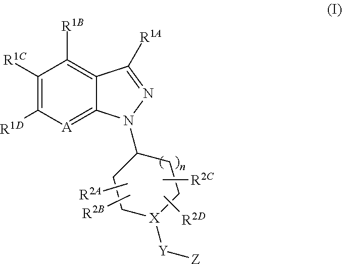 1-substituted indazole derivative