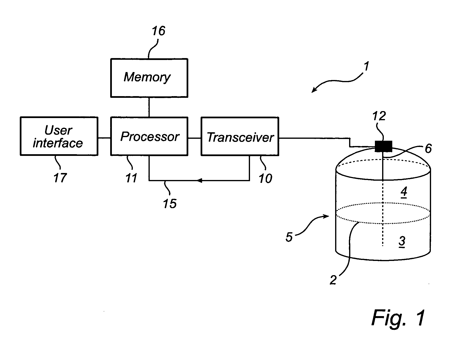 Radar level gauge with switch for selecting transmitter or receiver mode