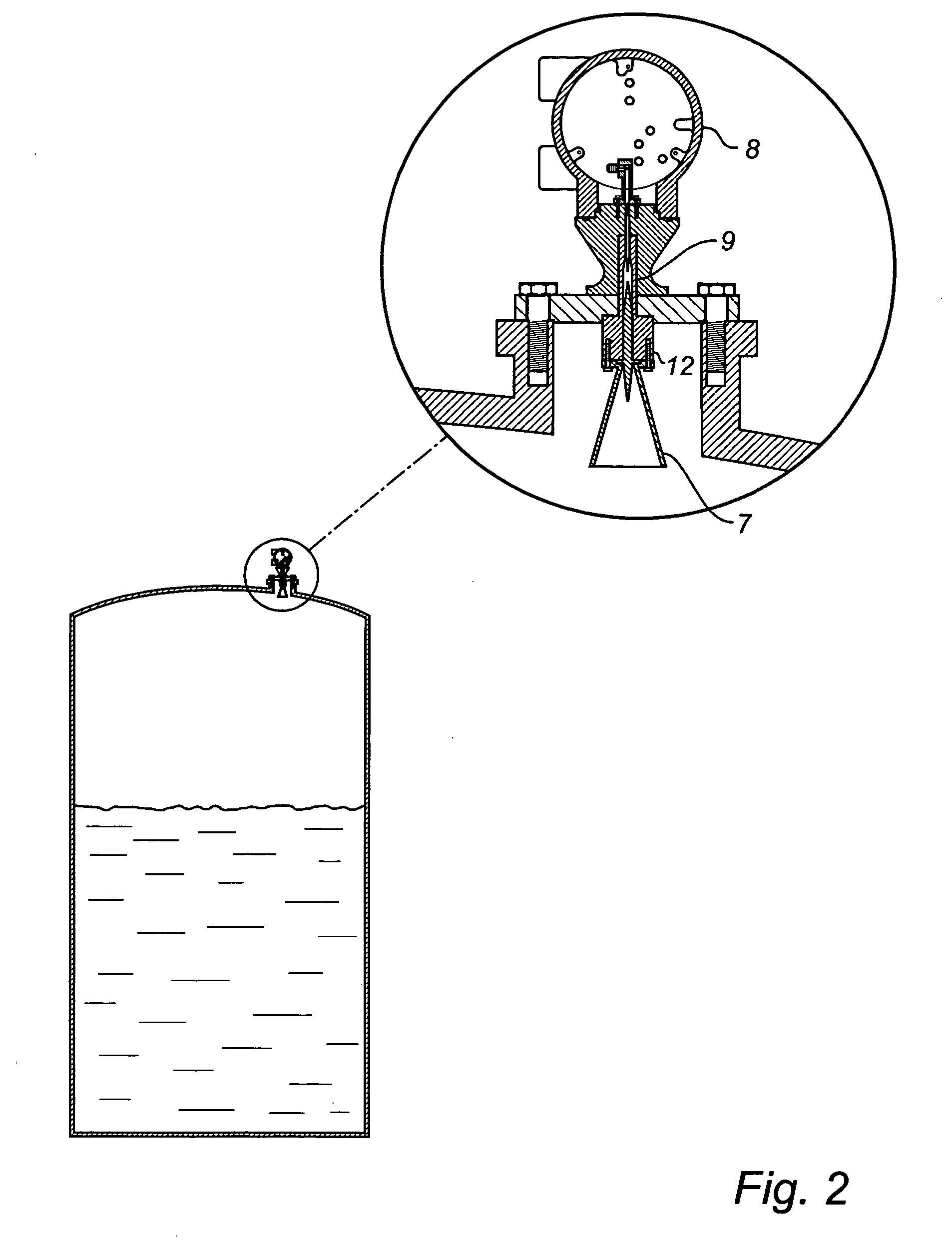 Radar level gauge with switch for selecting transmitter or receiver mode