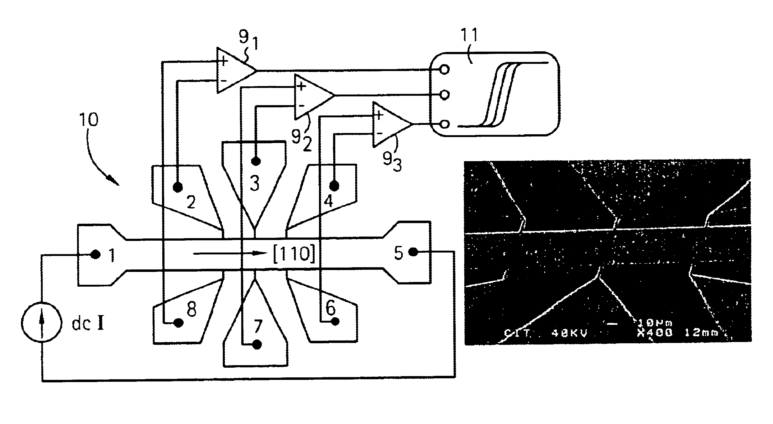 Giant planar hall effect in epitaxial ferromagnetic semiconductor devices