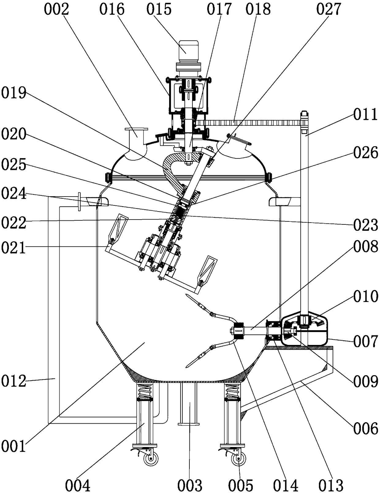 Novel circulation type sewage treatment tank