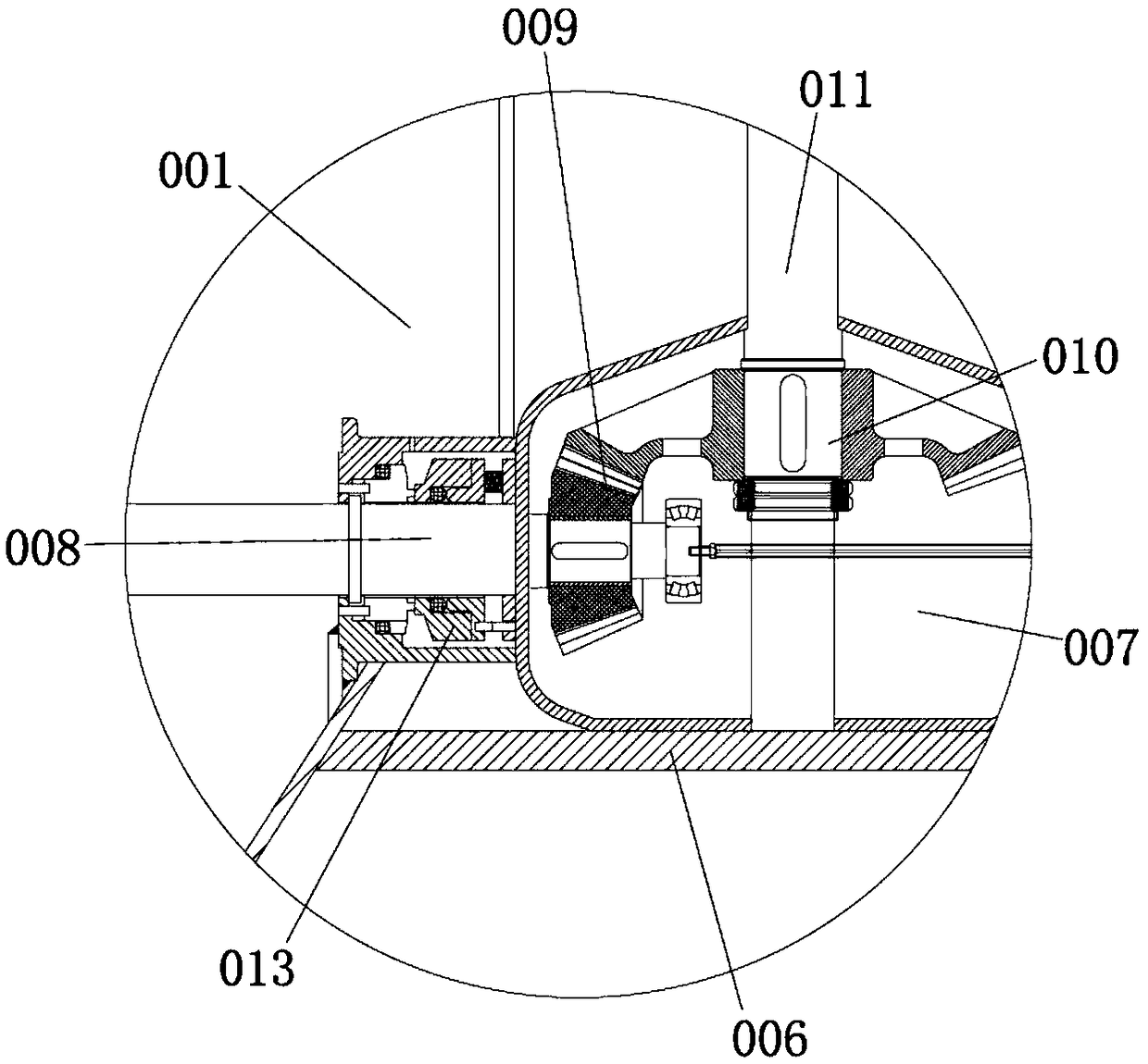 Novel circulation type sewage treatment tank