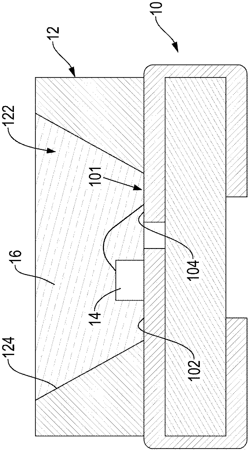 Package support of lighting device and surface processing method thereof