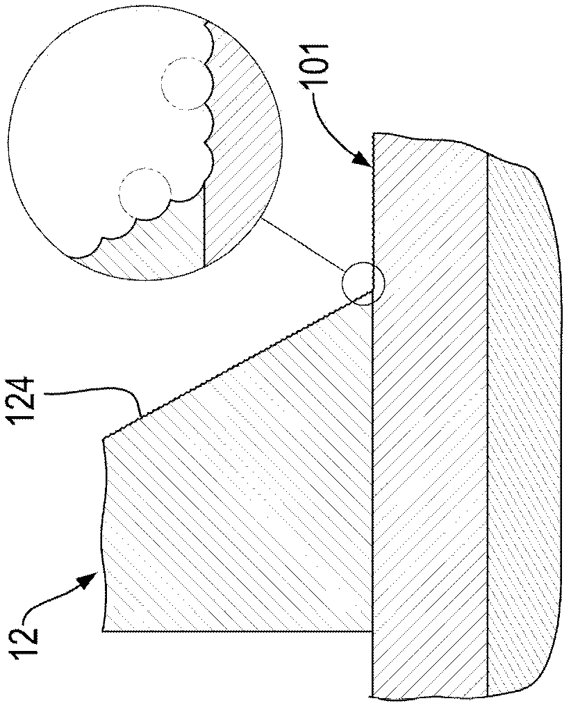 Package support of lighting device and surface processing method thereof