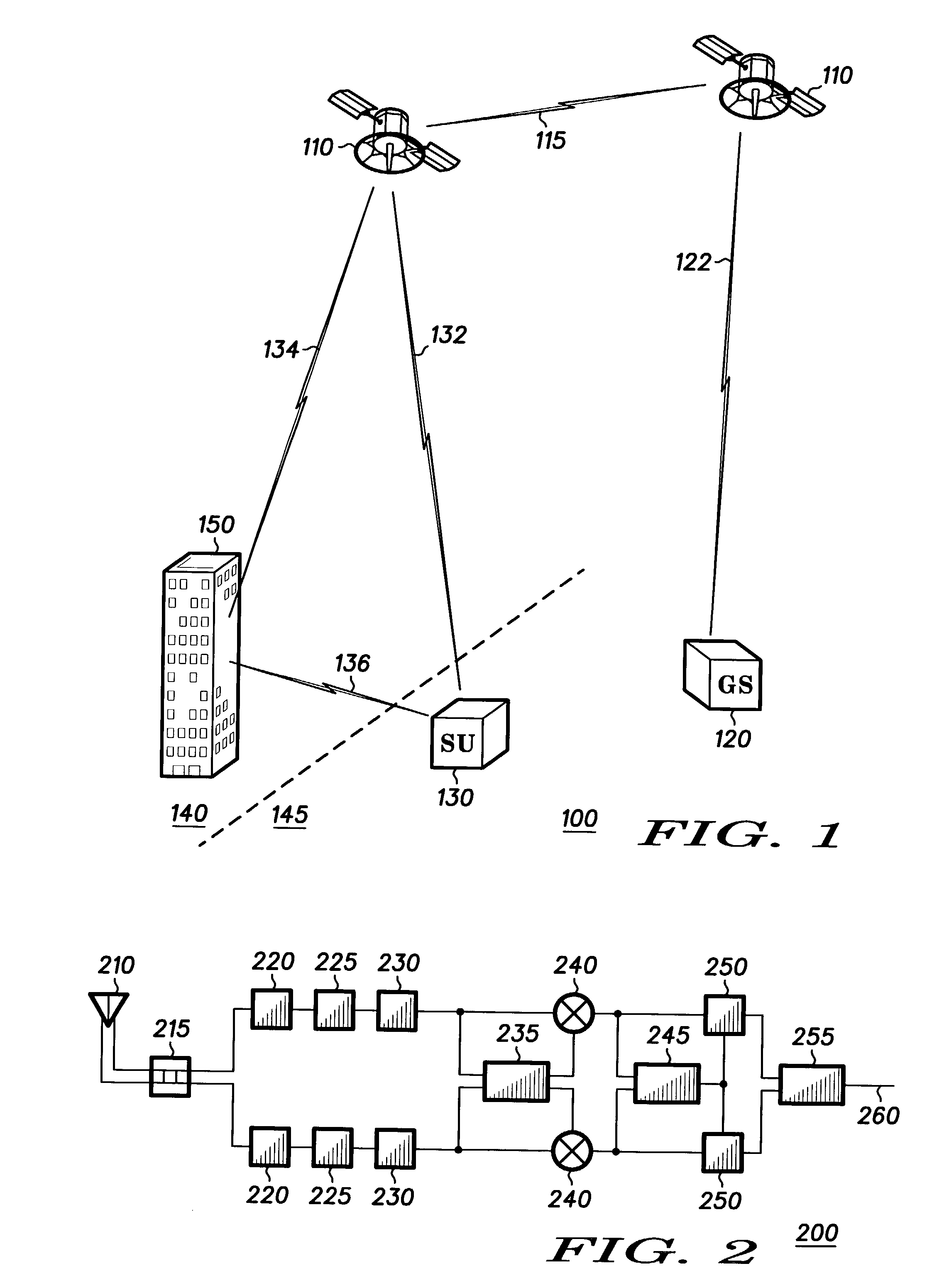 Mobile satellite communication system utilizing polarization diversity combining