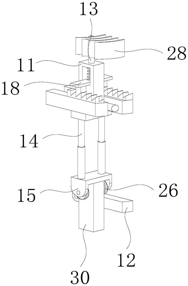 Polishing device for tempered glass before tempering