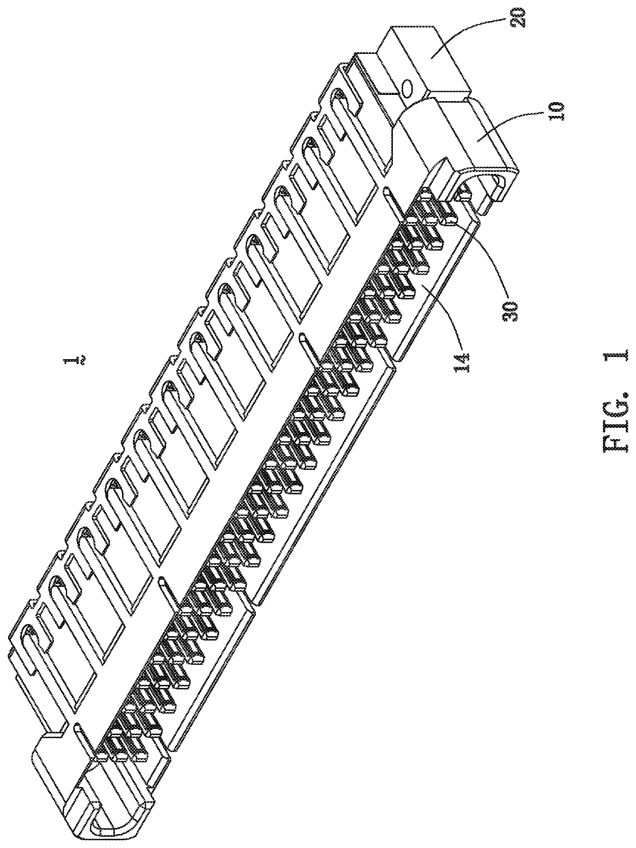 Double- shielded high-speed docking connector