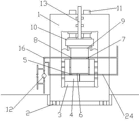 High-frequency mould-pressing hot press machine