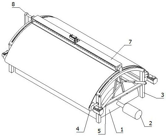 Intelligent constant-temperature greenhouse capable of automatically removing snow