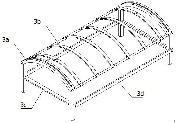 Intelligent constant-temperature greenhouse capable of automatically removing snow